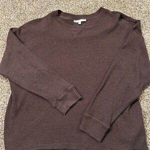Brown Long Sleeve Sweater